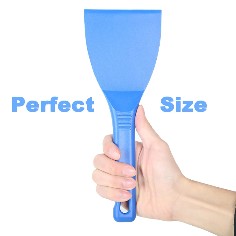 ROMALDO Pizza Tool Set Flexible Dough Scraper Pizza Wheel Cutter Kitchen Scraper Tool Flexible Pastry Cutter with Hanging