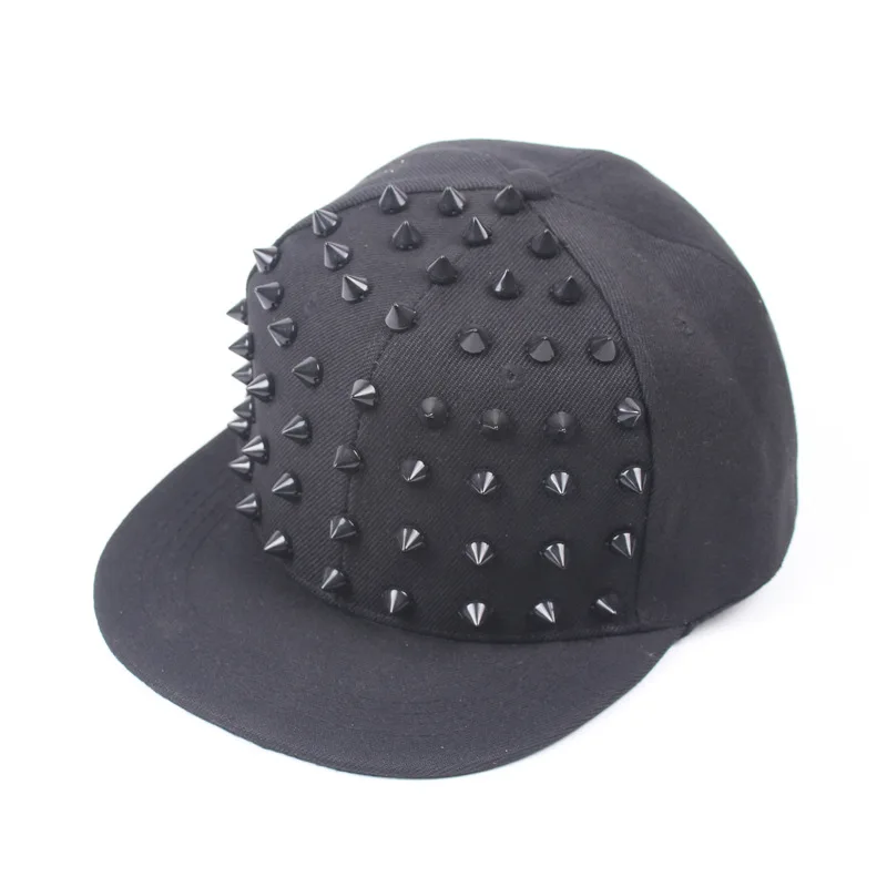 Nieten-Flachmütze für Männer und Frauen, Punkrock, Hip-Hop-Bolzen-Baseballmützen, männlich, weiblich, Jugend, Teenager, Jungen, Mädchen – Detail 22