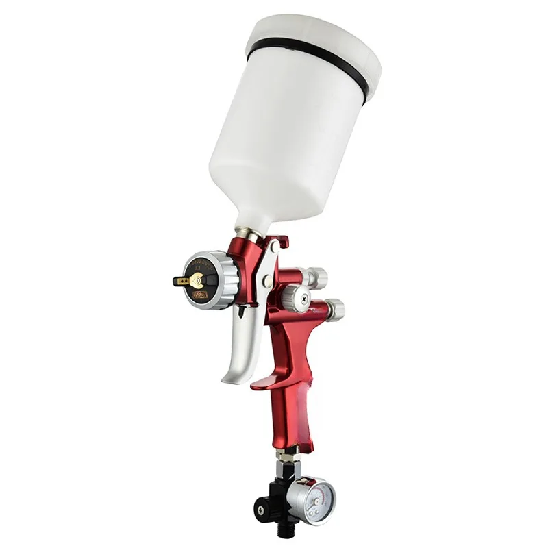 for Car topcoat varnish spray gun height and width atomizing pneumatic spray gun LS680