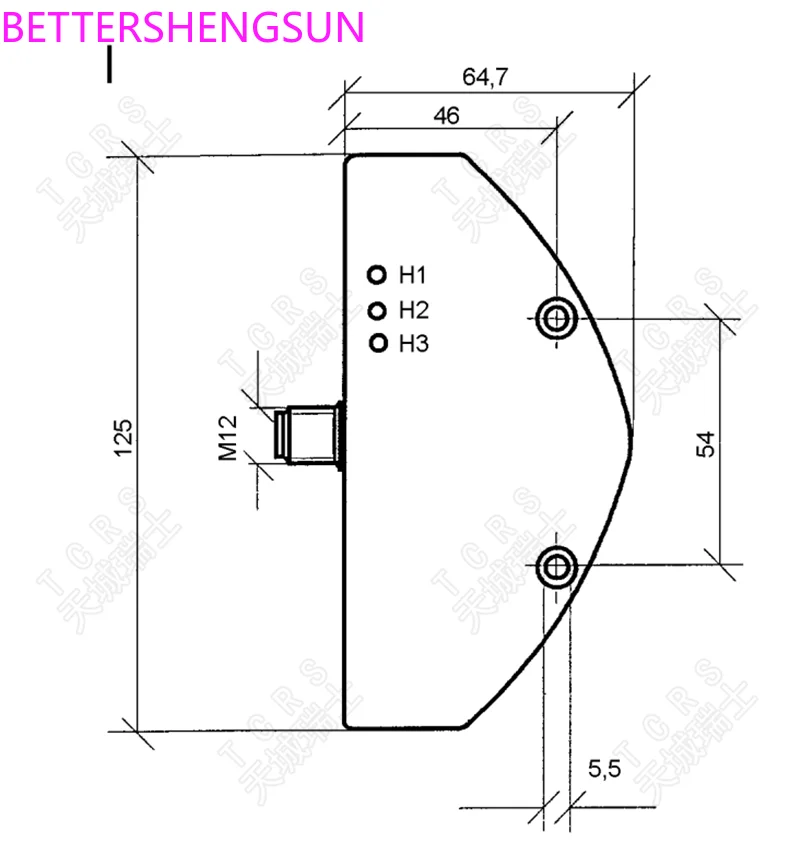 Ultrasonic sensor 205U1-10BL-L220 liquid level 664-36939-4