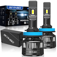 BEVINSEE 22000LM H11 LED Headlight Bulb 120W H4 H7 H1 LED CANbus 9005 HB3 9006 HB4 H8 H9 9012 HIR2 LED Auto Headlamp 6000K 12V