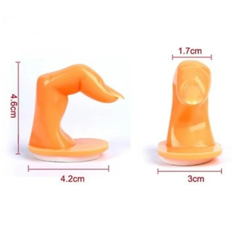 أدوات مانيكير إصبع كاذب ممارسة إصبع كاذب تدريب قالب إصبع محاكاة نموذج أدوات ممارسات فن الأظافر عالية الجودة