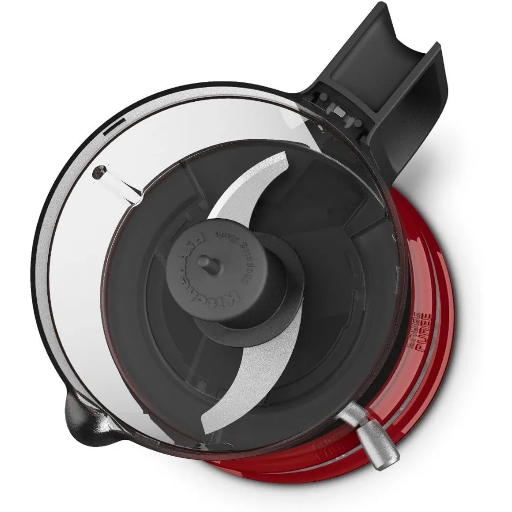 3.5 Cup Food Chopper, Empire Red, 2 speeds and pulse