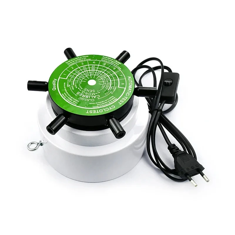 PWS Mechanical Watch Test Winder Machine Automatic Watch Winder Tester Hold 6 Watches Rotating Instrument EU Plug