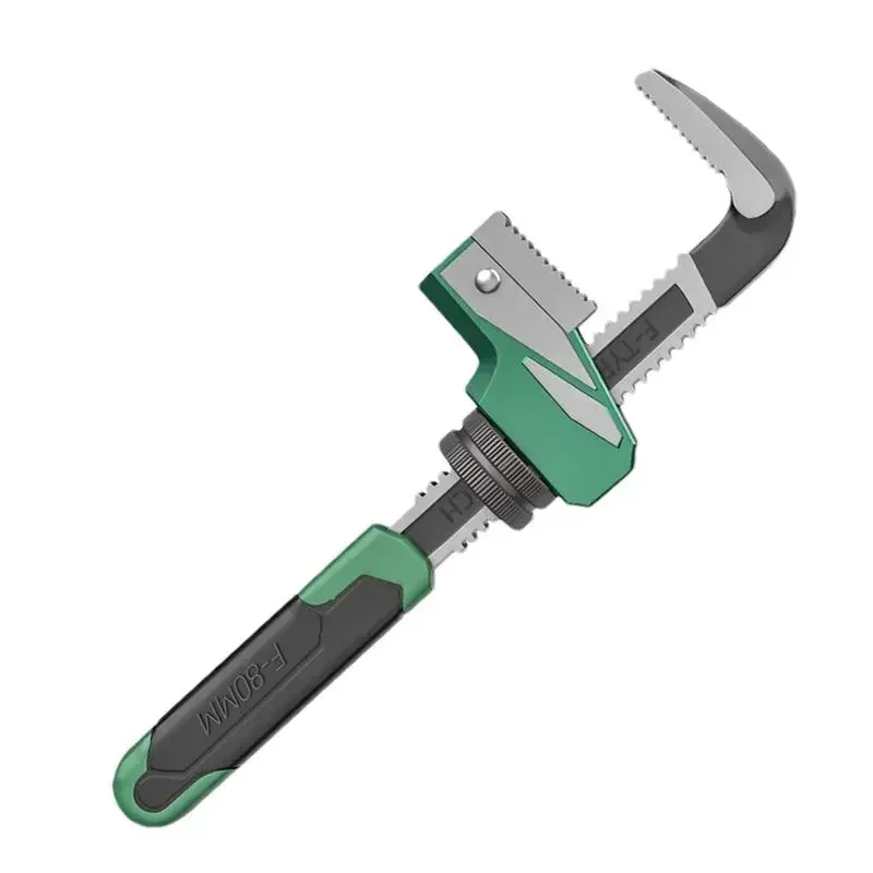 

10-12inch adjustable wrench, right-angle wrench, universal key ratchet torque pipe wrench, manual tools for plumbing maintenance