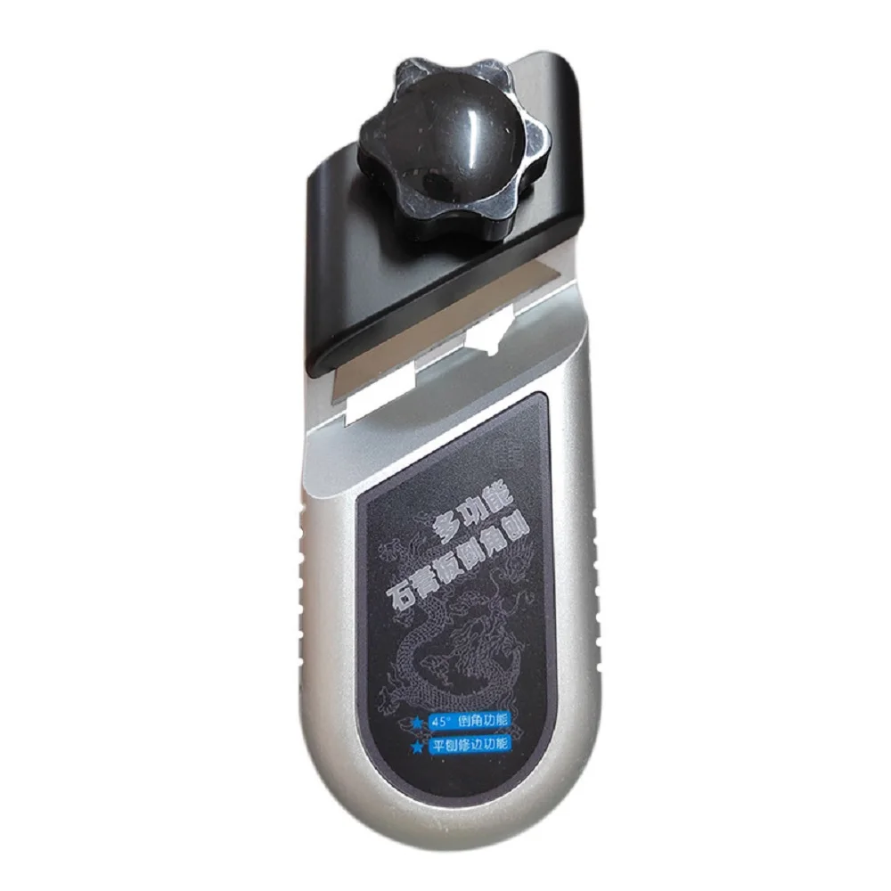 

45-градусный инструмент для снятия фаски с двойной функцией, инструмент для снятия фаски из алюминия, простой в использовании инструмент для гипсокартона и деревообрабатывающих проектов