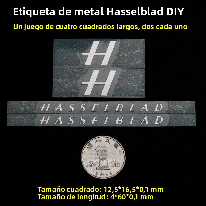 Pegatinas metálicas DIY para cámara Hasselblad y teléfonos , accesorios de fotografía, pegatinas decorativas para teléfon...