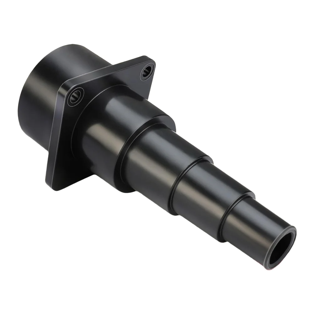 Black PP Vacuum Hose Connector Adapter Compatible with 1 in 1-1/4 in 1-1/2 in 2 in Internal External Diameters