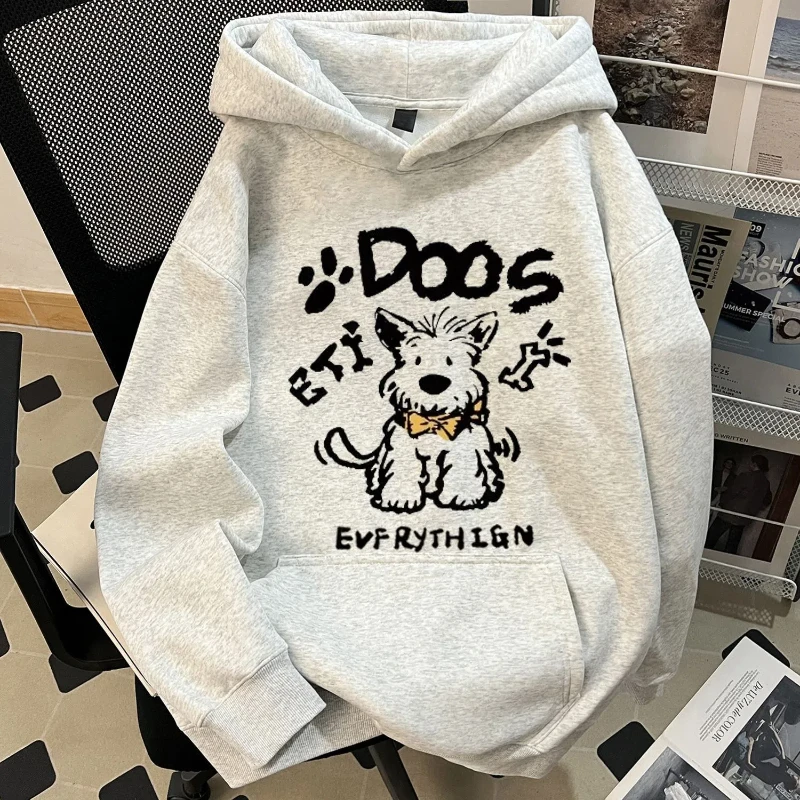 Spring and Autumn Men's 2024 New Splicing Pullover Hooked Printed Letter Fashion Versatile Casual Long Sleeve Sweatshirts