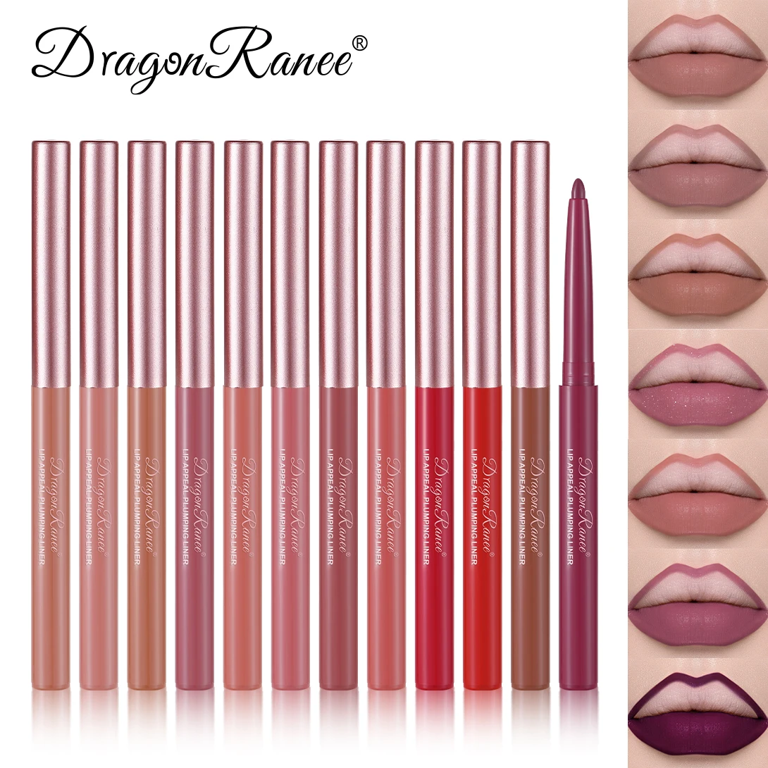 Matte Lip Liner, Three-Dimensional, Delicate and Smooth, a Must-Have for Beginners, Non-Stick, Outlines the Lip Shape, Waterproof, Easy to Apply, Versatile for Daily Use