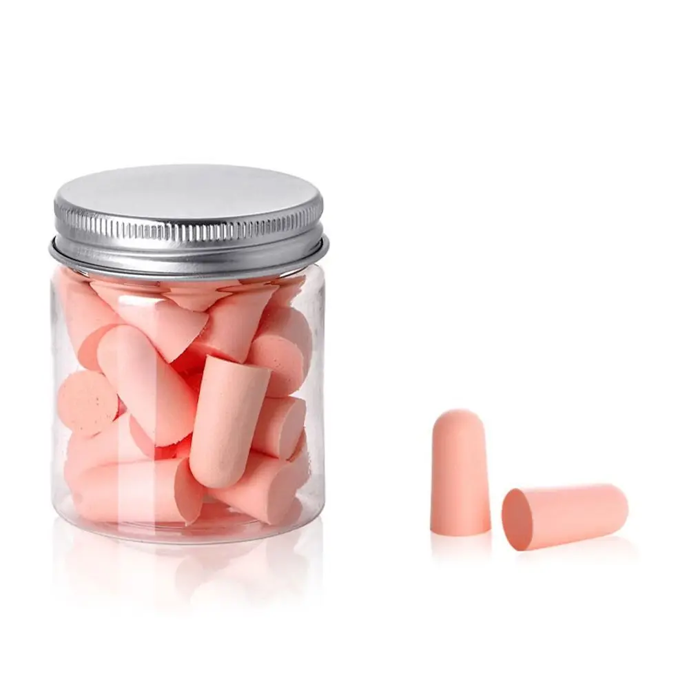 10/24/60/120PCS Multicolor Anti-noise Ear Plugs Slow Rebound Polyurethane Foam Tapered Earmuffs Travel Sleeping