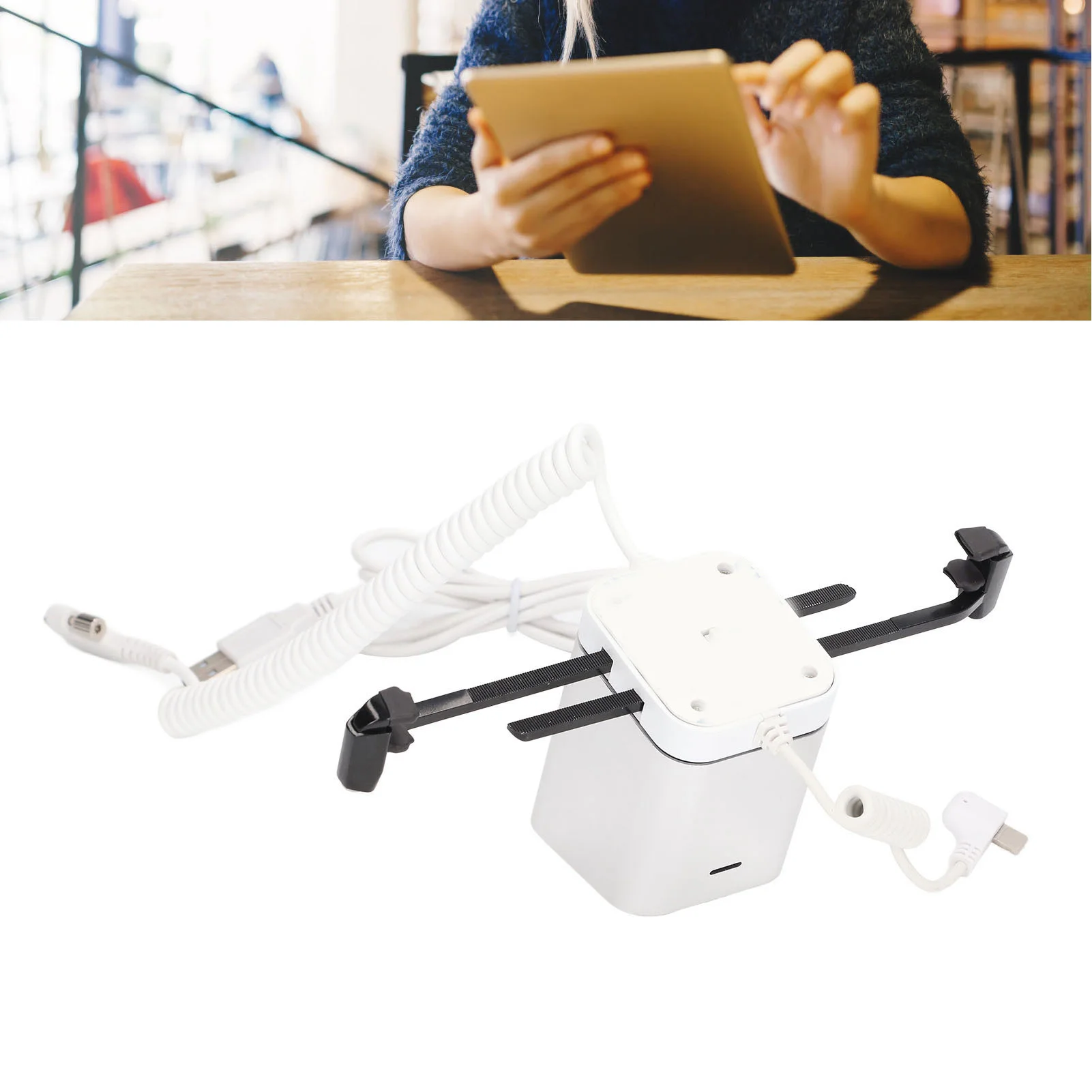 supporto-antifurto-per-cellulare-supporto-per-display-allarme-di-sicurezza-95‑120-db-funzione-di-ricarica-per-cellulari-tablet-porta-di-tipo-c