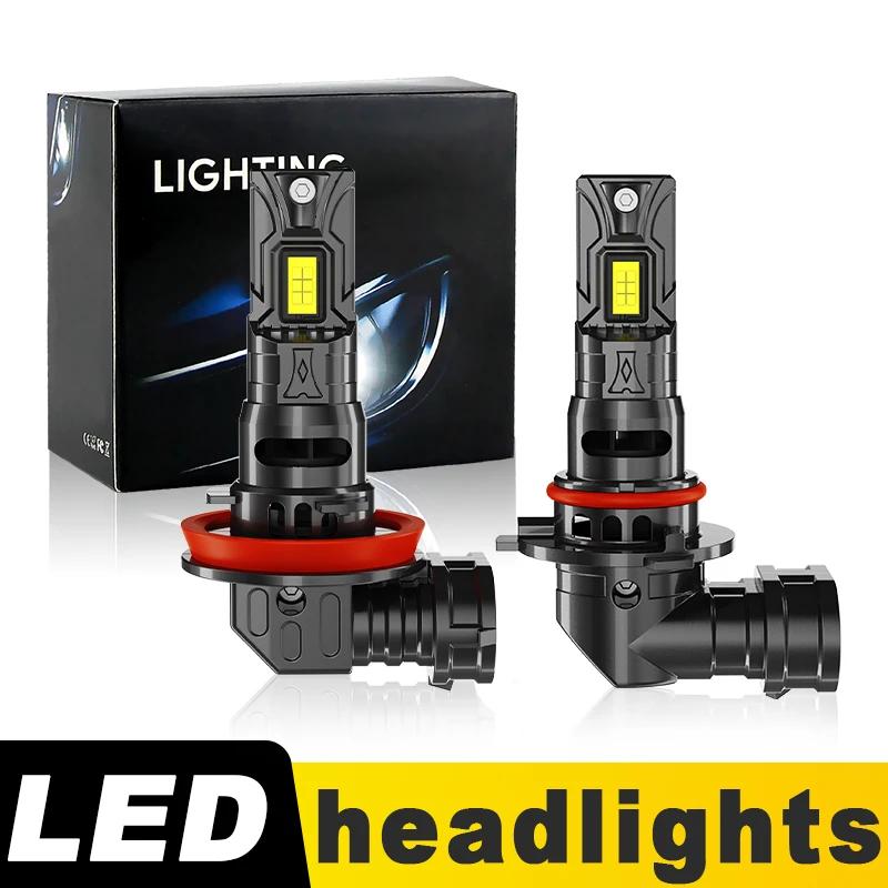 

2PCS CANbus 9005 H11 LED Headlight Bulb 100W 30000LM High Low Beam Power Super Bright Plug & Play For Lexus RX350 2007-2009 2008