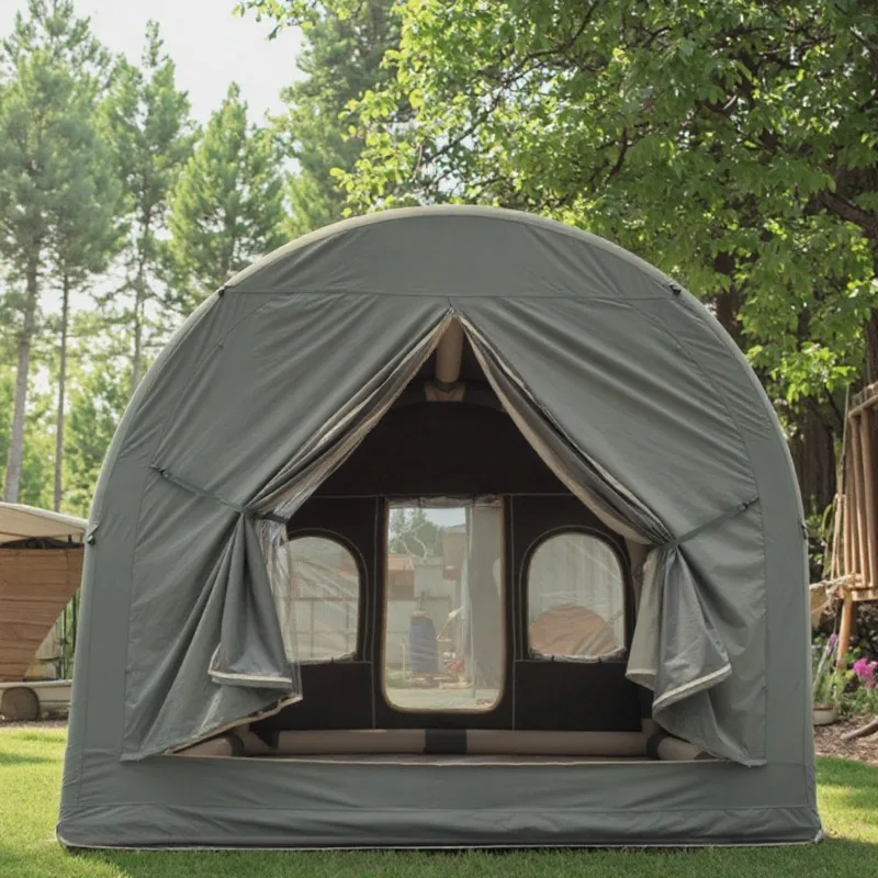 

Automatic Inflatable Tent Outdoor Camping Field Thickened Oxford Camping Overnight Equipment Roof Cabin