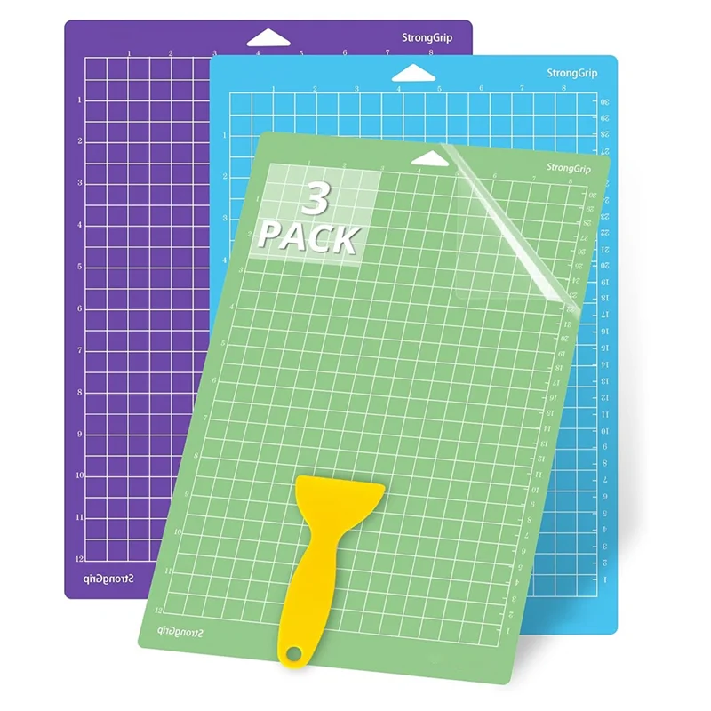 

Cutting Mats For Joy Xtra, 3 Pack Cutting Mats 8.5X12inch Adhesive Reusable Cutting Mats Plotter Pad