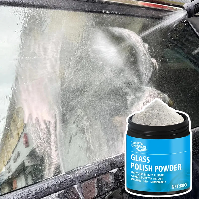 NEW Car Glass Polishing Powder Auto Glass Polishing Cleaning Powder Safe And Gentle Vehicle Cleaning Tool For Removing Oil Film