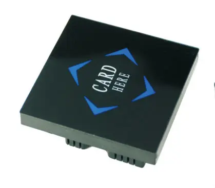 قارئ التحكم في الوصول إلى البطاقة الممغنطة من الأكريليك مع بروتوكول ISO 14443A لمدخل الباب الزجاجي للفندق والشقة #6