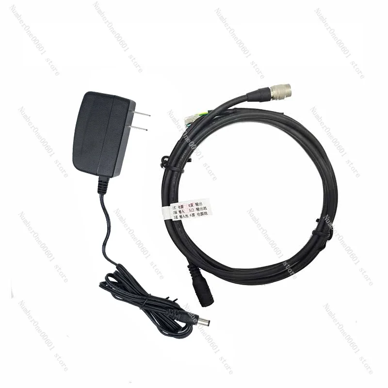 Industrial camera power cord IO cable 6pin with adapter