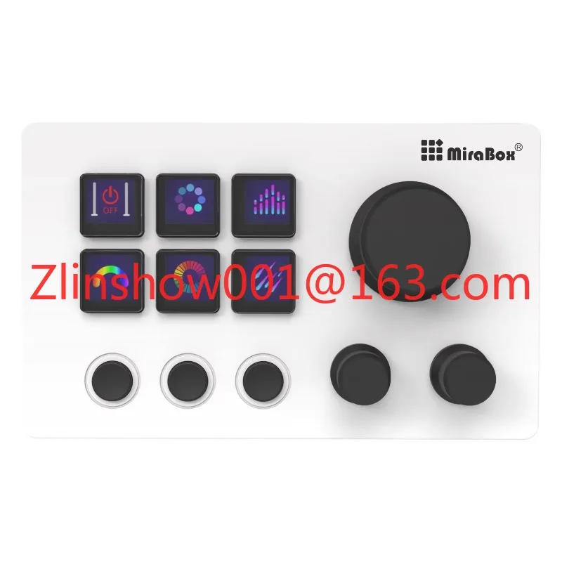 Designer Keypad Three-Knob Customized Mechanical Keyboard Custom Stream Control Deck