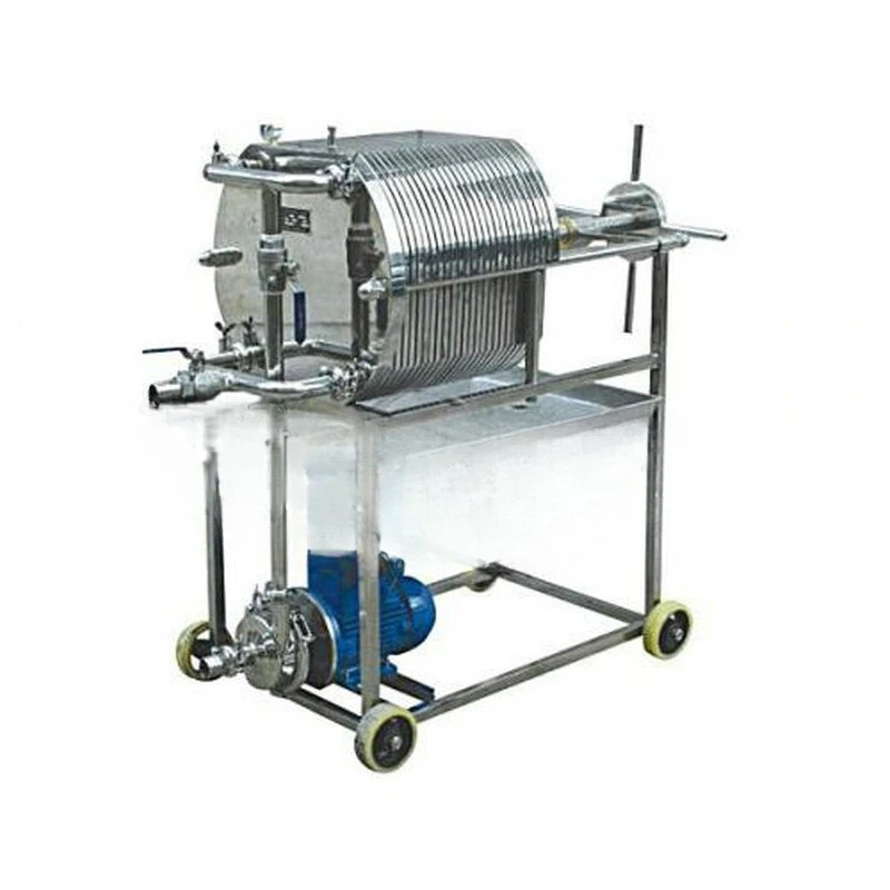 

Stainless steel horizontal plate and frame precision filter, sanitary plate and frame filter