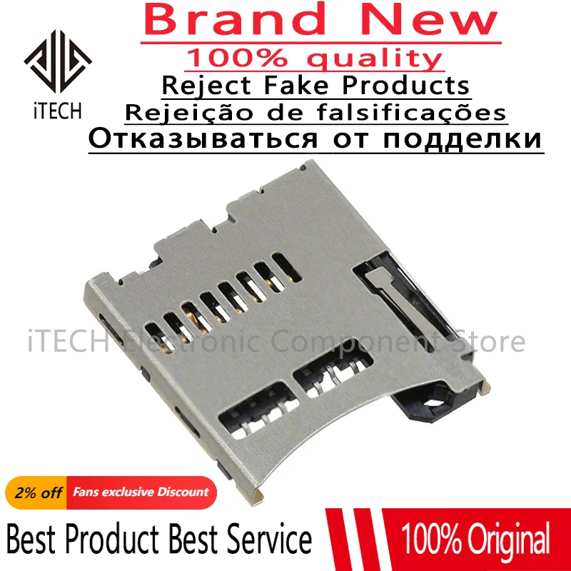 5-10Pcs 100% New 0473521001 47352-1001 473521001 Micro SD Card Slot Connector Socket Brand New Original Chips Ic