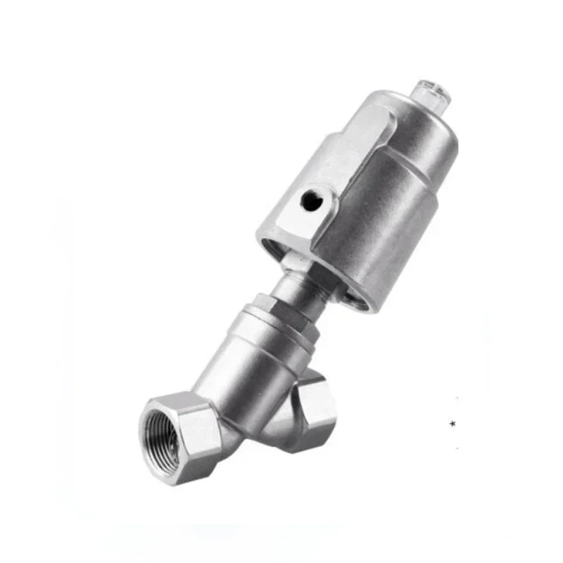 

Threaded air control pneumatic stainless steel angle seat valve