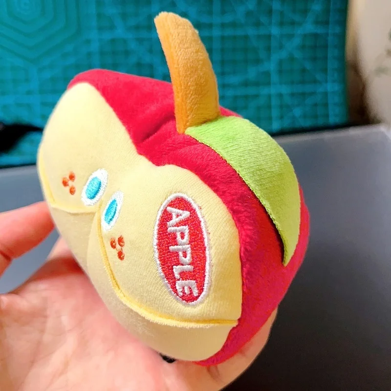 2025 Ins Fruit Series Dog Toy Apple Hidden Food Cute Squeaky Dog Toy Pet Interactive Toy Plush Non Toxic Dog Toys Dog Stuff Gift