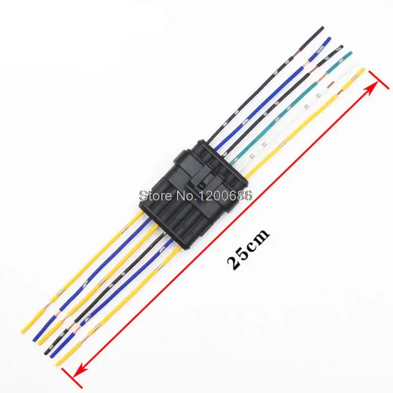 

0.85MM 30CM AMP 1P 2P 3P 4P 5P 6P Way Waterproof Electrical Auto Connector Male Female Plug Cable harness for Car Motorcycle