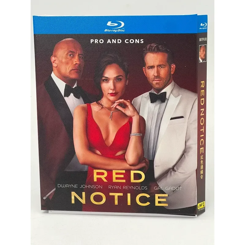 Red Notice 2021 New Boxed Blu-ray