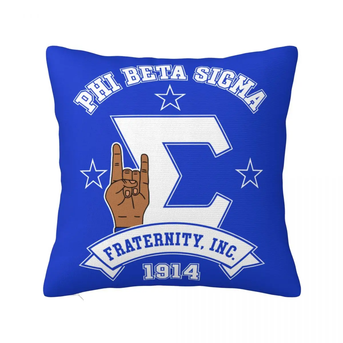 Phi Beta Sigma PBS Fraternity 2-Pack Square Throw Pillow Case Cover Double-sided Printing Cushion Covers Home Decor Sofa Couch