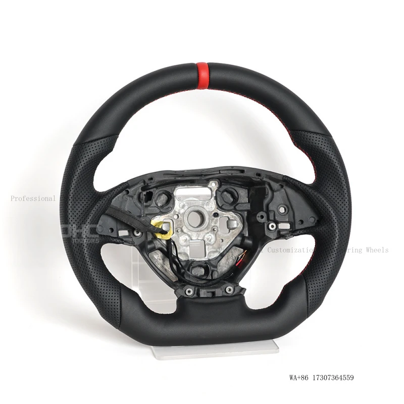 Hot-selling exclusive product suitable for 2014-2017 Chevrolet Corvette C7 full-leather car steering wheel modification view 3