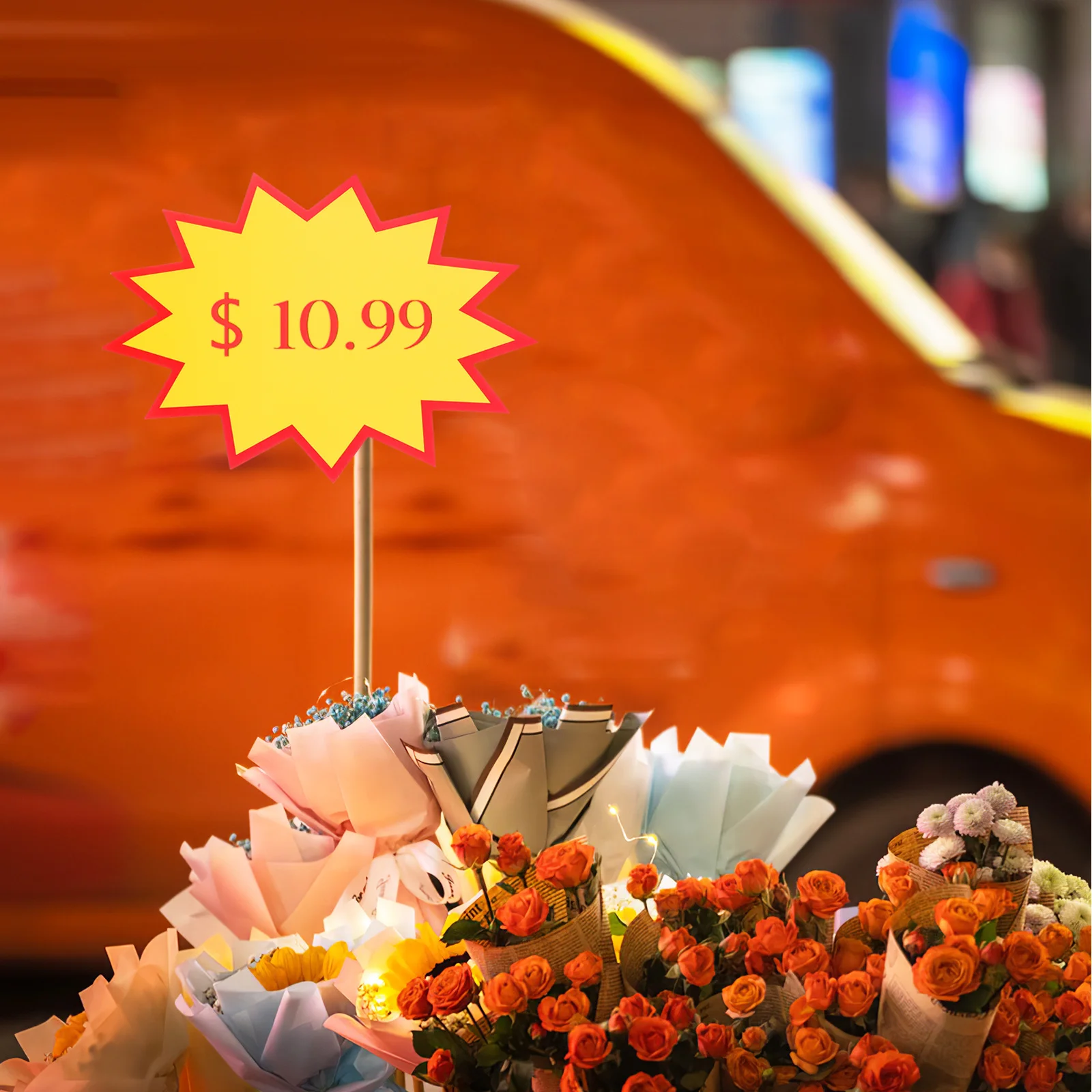 

200Pcs Price Tags Retail Sale Signs Long-Lasting Price Burst Labels for Supermarket Store Display Advertising Labels