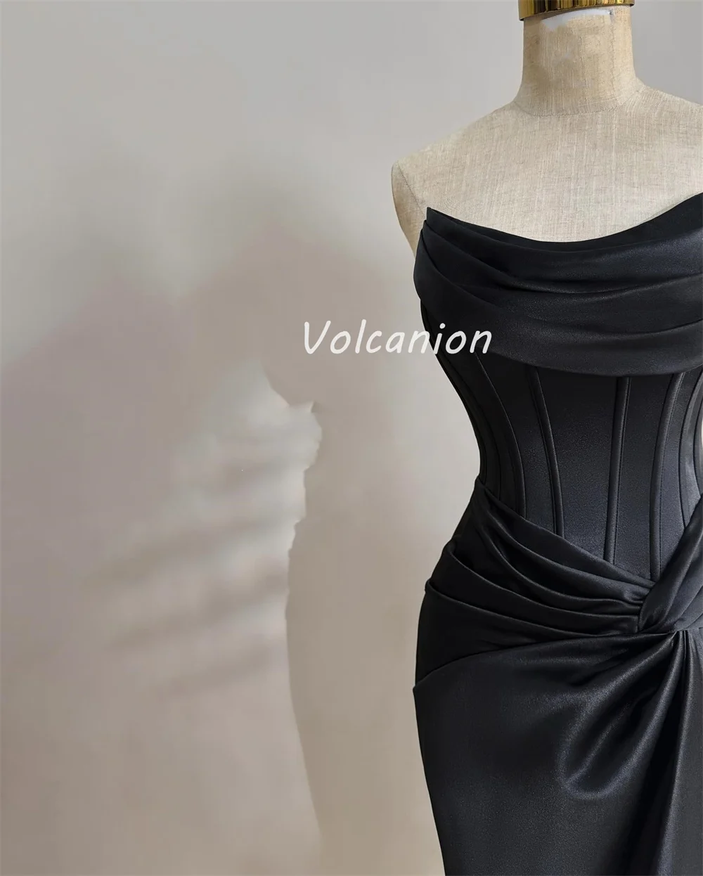 Индивидуальные современные стильные классические шармезные рюши-футляры без бретелек длинные платья на заказ платья для особых случаев мода высокого качества