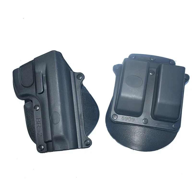 حافظة المسدس التكتيكي BR2 Beretta 92/96 (باستثناء Brig & Elite) حافظة المجداف Taurus 92/99/Cz 75B.40 حقيبة مجلة مزدوجة 6909