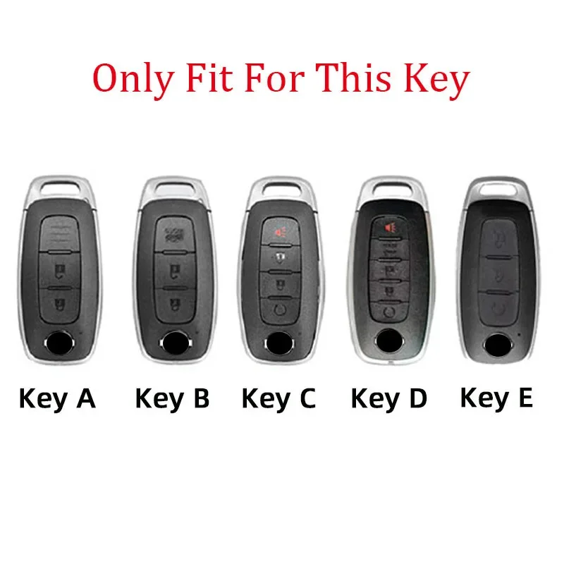 New Alloy Car Key Case Cover Shell for Nissan Qashqai X-Trail T32 T31 Juke J11 J10 Kicks Tiida Pathfinder Note for Infiniti 2023