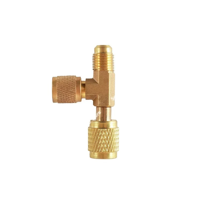 automotive air conditioner fluorine meter, exhaust valve, refrigerant meter, tee all-copper fitting tool