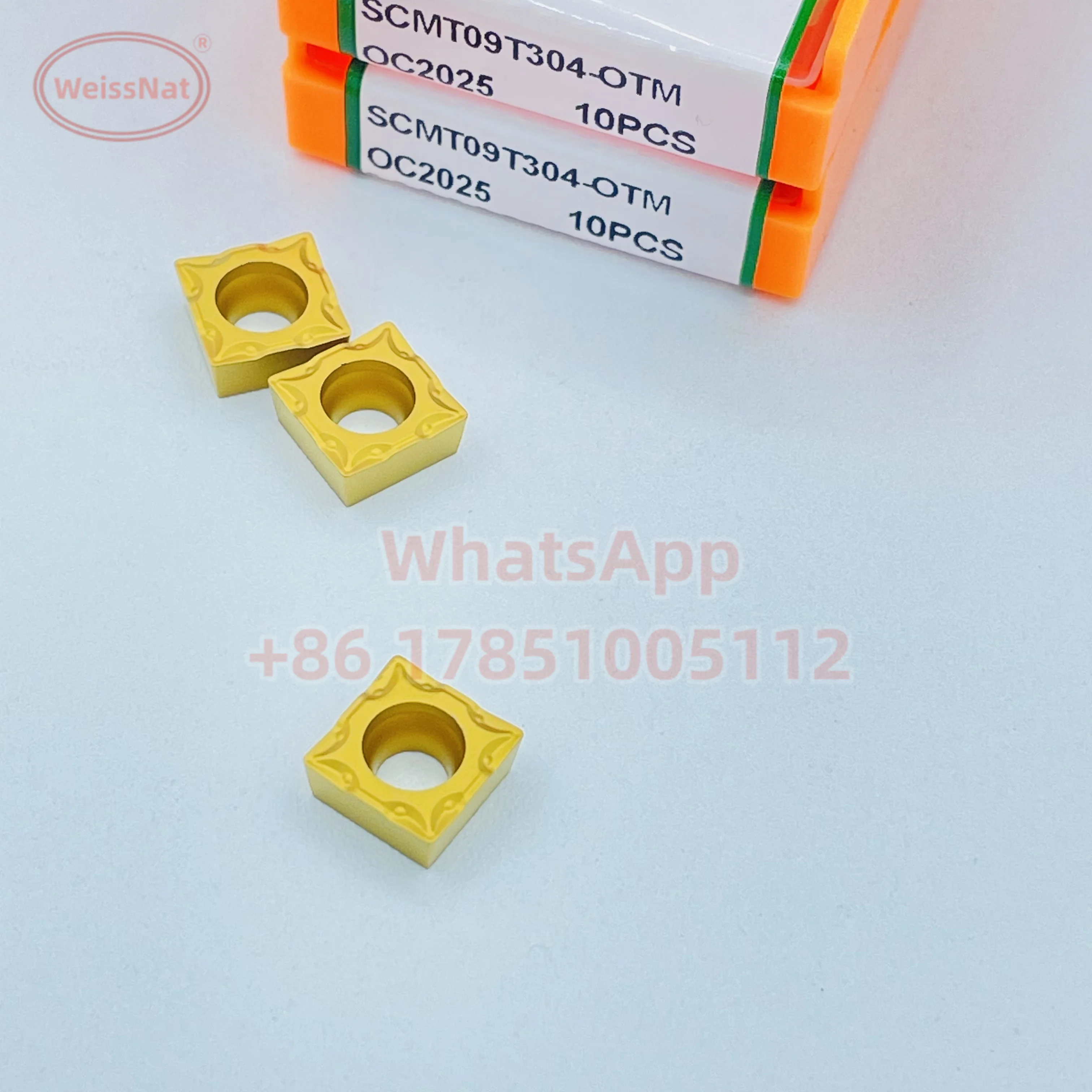 Imagem -02 - Inserções de Scmt da Inserção do Carboneto Scmt09t304 Scmt09t308 Scmt120404 Scmt120408 Scmt120412-otm Op1315 Op1215 Oc3215 Oc2025