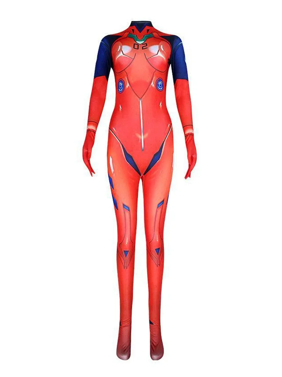 

Halloween tight fitting jumpsuit DVA Daji Zero two02 Watch Kiana Ayanami Cos Gospel Warrior personality clothing