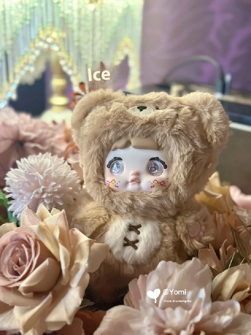 

Spot Nommi, милая незакрывающаяся серия, слепая коробка, милая мультяшная кукла ручной работы, кукла с рухом глаз, подарок, милый декоративный орнамент