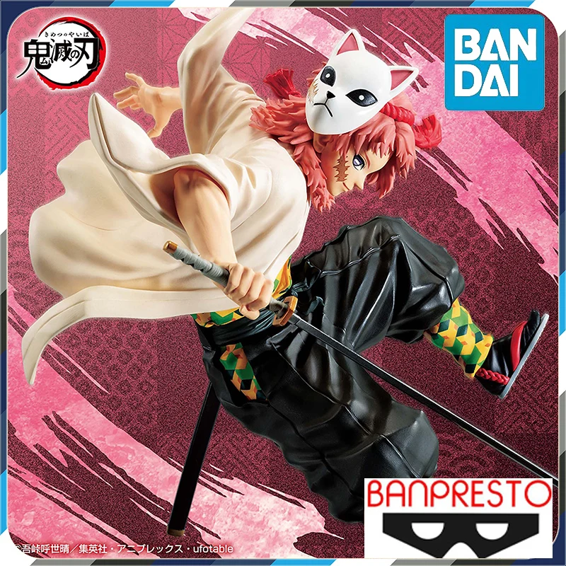 BANPRESTO-Version TV originale, en stock Demon Slayer Vibration Stars Sabito PVC Anime Figurines, Modèle Jouet, Collection, 13cm