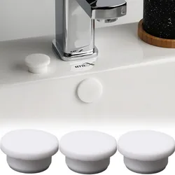 Wash Basin Overflow Ring Plug Basin Trim Bath Drain Cover Seal Bathtub Rubber Stopper for Household Hand Sink Hole Accessories