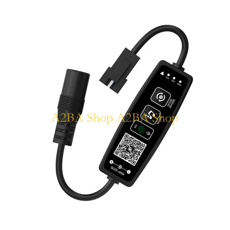 A2BA USB / DC12-24V LED Strips Controller With Group Control Timing Feature For DIY Lighting Projects