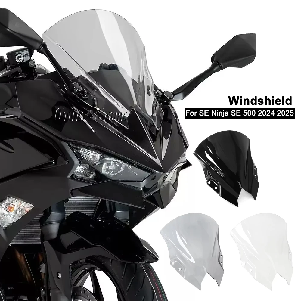 

Для Kawasaki NINJA 500 SE Ninja 500 2024 2025 двойной пузырь ветровое стекло обтекатель экрана ветровой дефлектор аксессуары