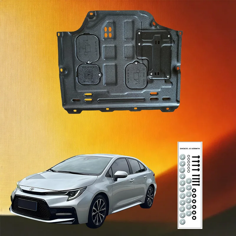 Durable Underbody Protection Engine Skid Plate For  Toyota Corolla 2019-2024 1.5L 1.2T 1.8L  High Quality Engine Shield Car
