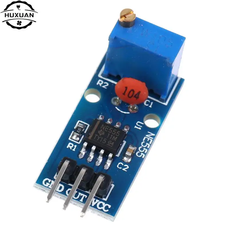 1pc 5V-12V NE555 Frequency Adjustable Pulse Generator Module NE555 Chip 3*1.5cm