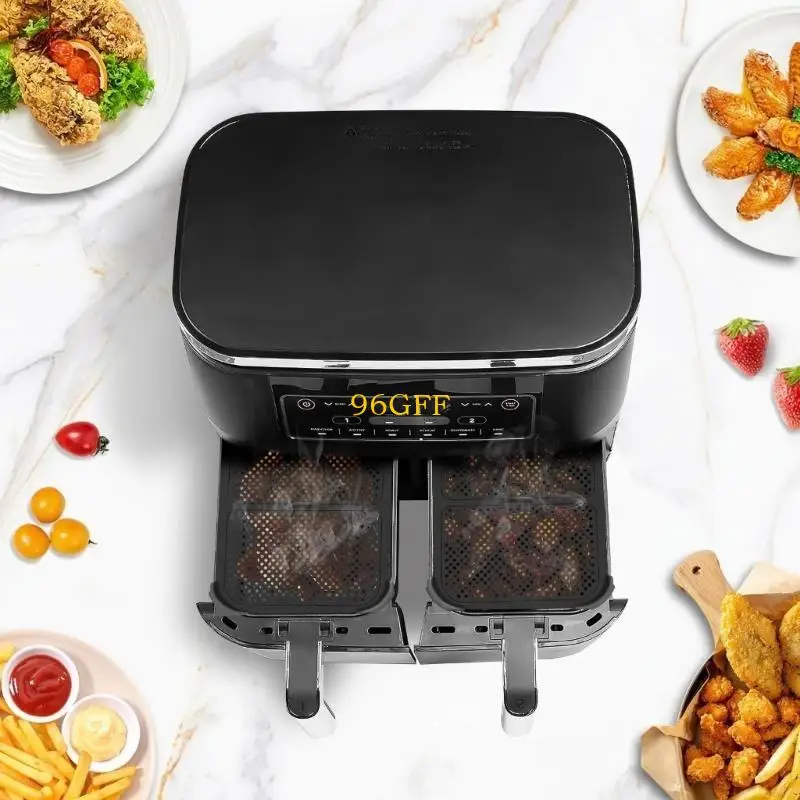 96GF Reusable Silicone Oil Splatter Guard Cover for Air Fryers High Temperature Resistant Easy Cleaning Kitchen Accessory