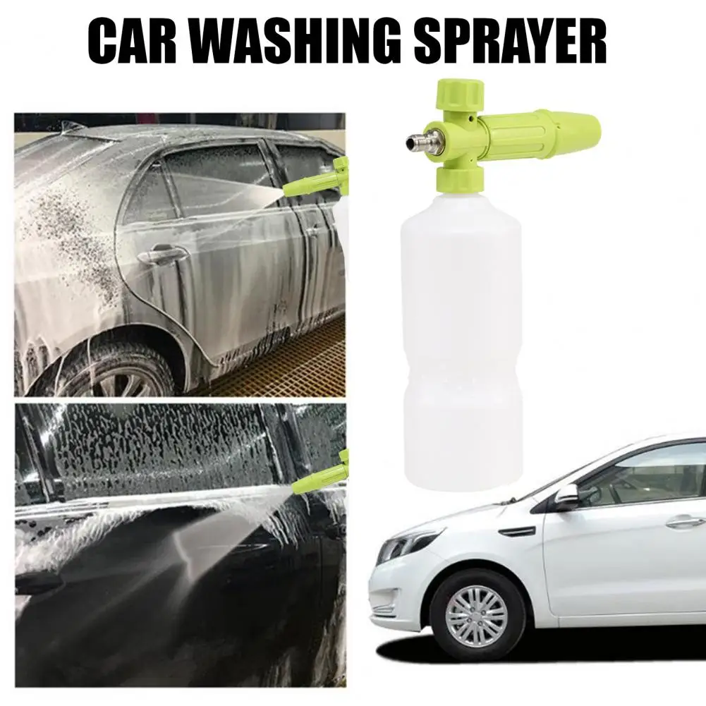 

Распылитель пены с быстроразъемным разъемом 1/4 дюйма, распылитель для мойки автомобилей высокого давления, регулируемый широко используемый распылитель пены для мойки высокого давления