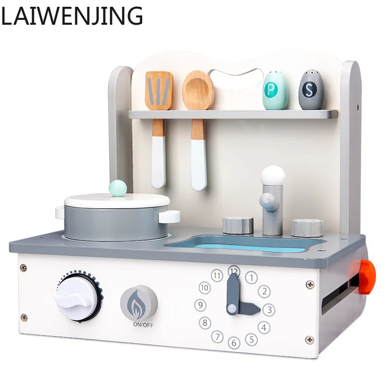 SGF Fun Kitchen Play House Tableware Puzzle Portable Birthday Gift