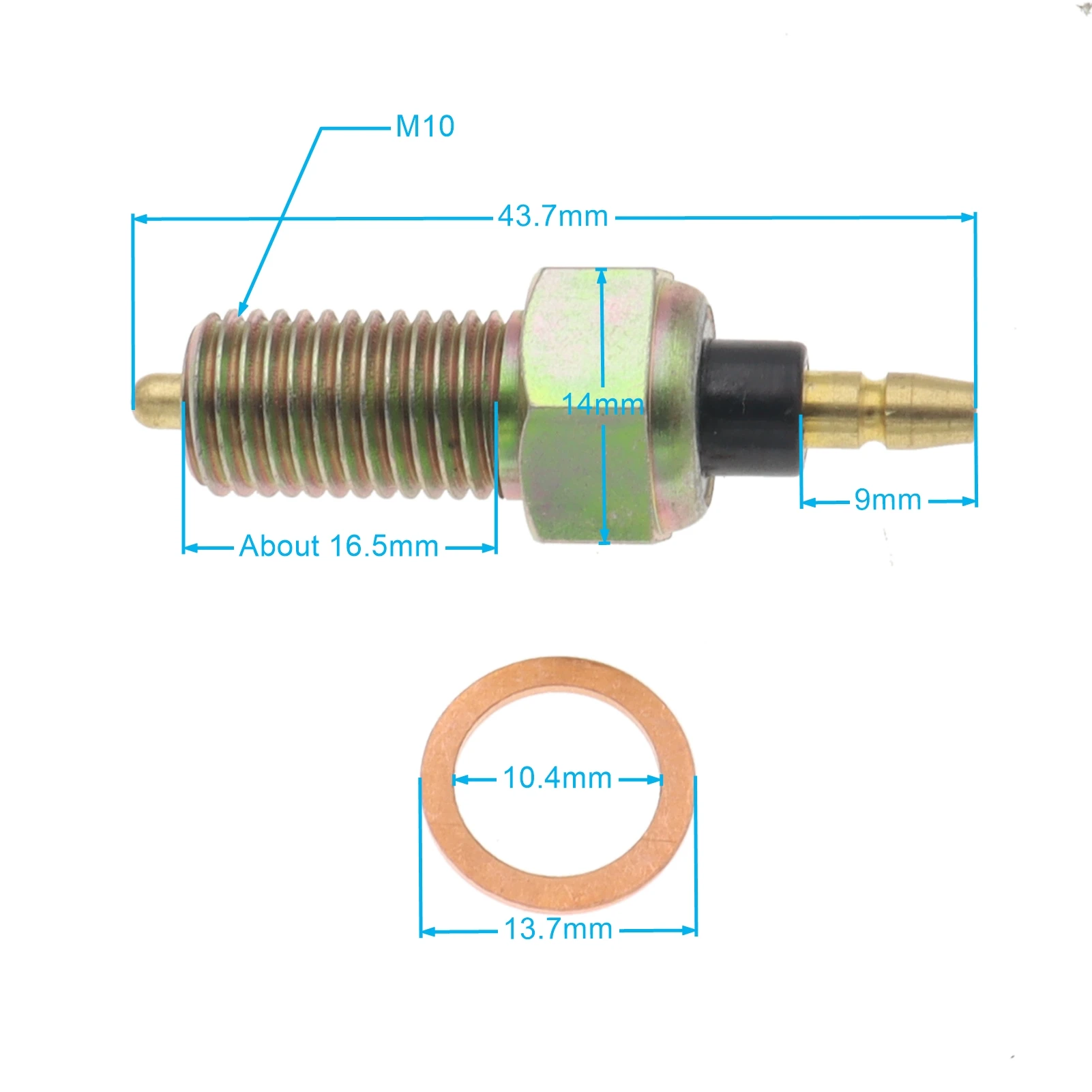 M10 Neutral Switch for Yamaha Rhino Grizzly Raptor YFZ 1998-2019 3GB-82540-01-00