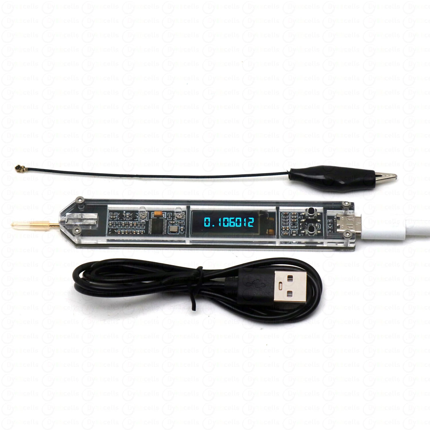 200Hz~100MHz Pen Probe Frequency METER OLED Display Frequency Counter for RF Measurement Signal Medium Wave Short Wave Radio